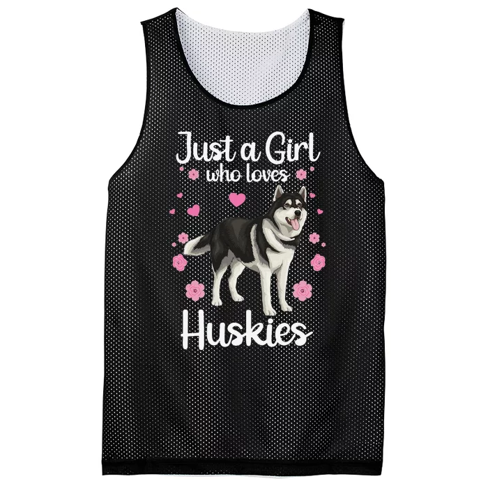 Funny Huskies For Pup Siberian Husky Dog Lovers Mesh Reversible Basketball Jersey Tank