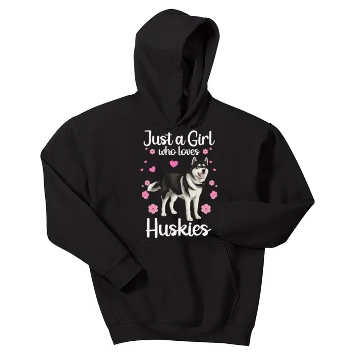 Funny Huskies For Pup Siberian Husky Dog Lovers Kids Hoodie