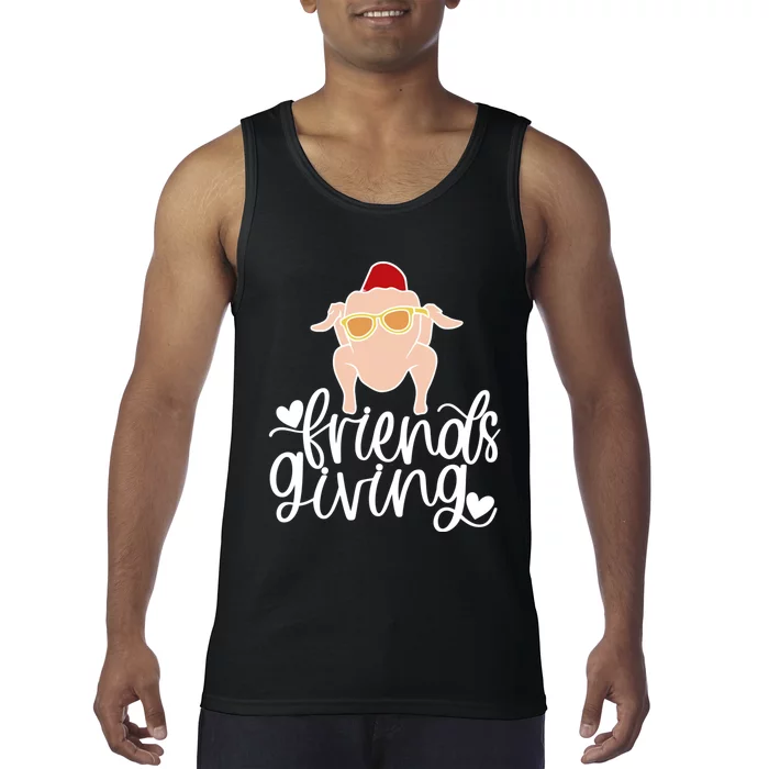 Funny Happy Friendsgiving Turkey Friends Giving Tank Top