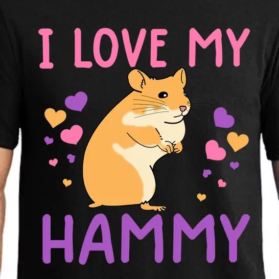 Funny Hamster For Wo Hammy Cute Pet Lovers Gifts Pajama Set