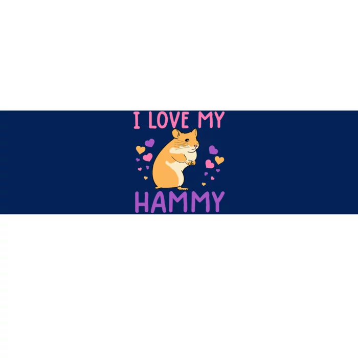 Funny Hamster For Wo Hammy Cute Pet Lovers Gifts Bumper Sticker