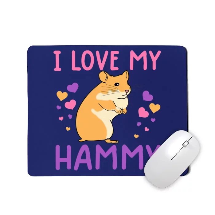 Funny Hamster For Wo Hammy Cute Pet Lovers Gifts Mousepad