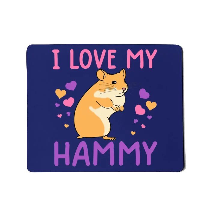 Funny Hamster For Wo Hammy Cute Pet Lovers Gifts Mousepad