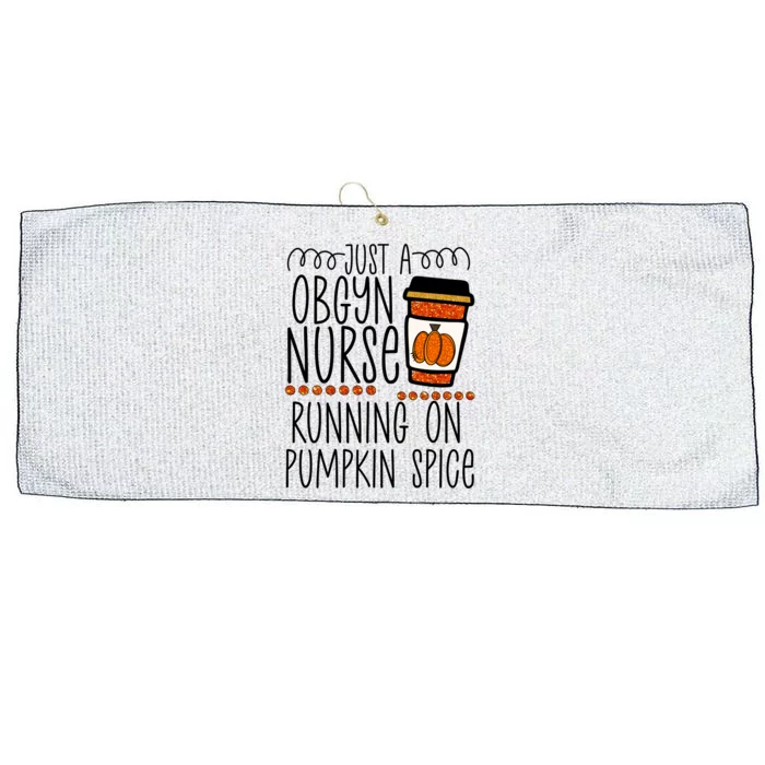 Funny Halloween Fall Pumpkin Spice Obgyn Gynecology Nurse Gift Large Microfiber Waffle Golf Towel