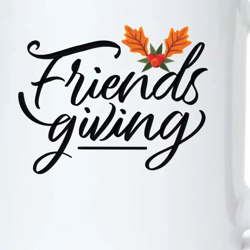 Friendsgiving Holiday Festive Thanksgiving Black Color Changing Mug