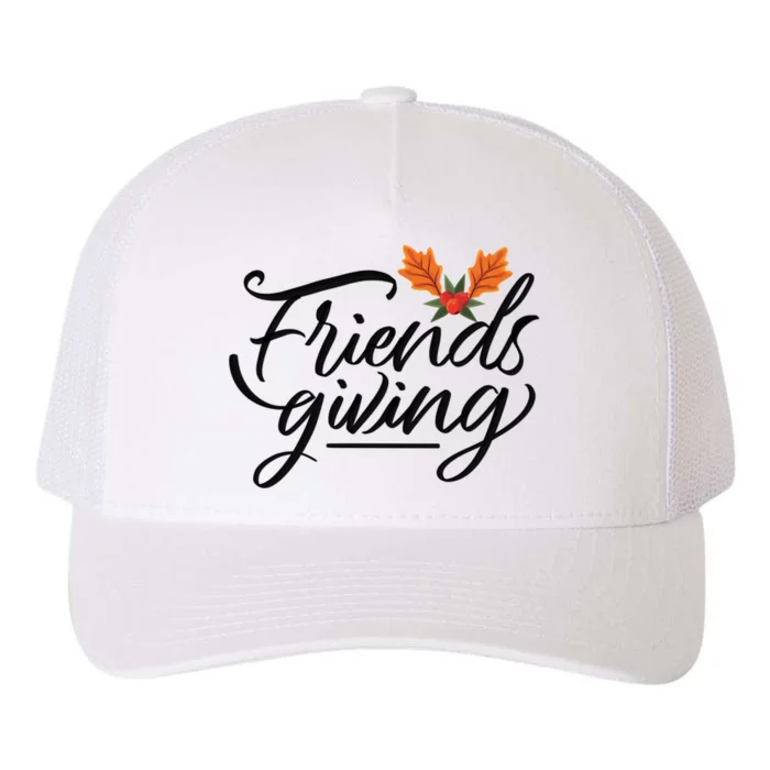 Friendsgiving Holiday Festive Thanksgiving Yupoong Adult 5-Panel Trucker Hat