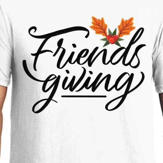 Friendsgiving Holiday Festive Thanksgiving Pajama Set