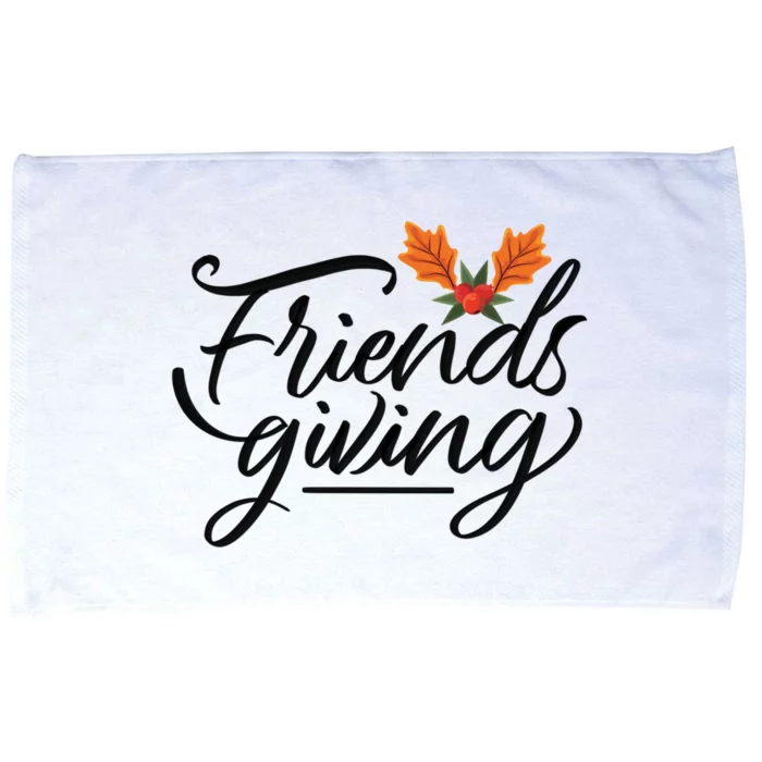 Friendsgiving Holiday Festive Thanksgiving Microfiber Hand Towel