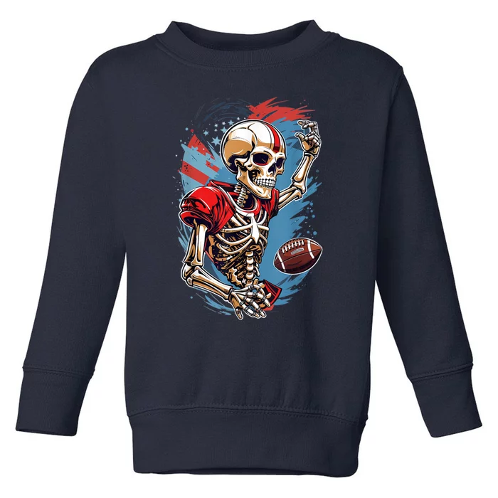 Football Halloween Toddler Sweatshirt