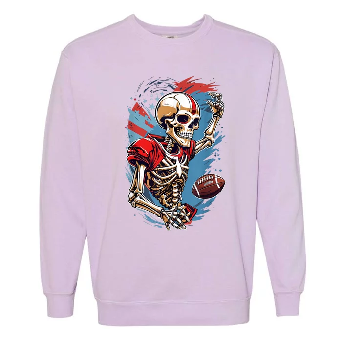 Football Halloween Garment-Dyed Sweatshirt