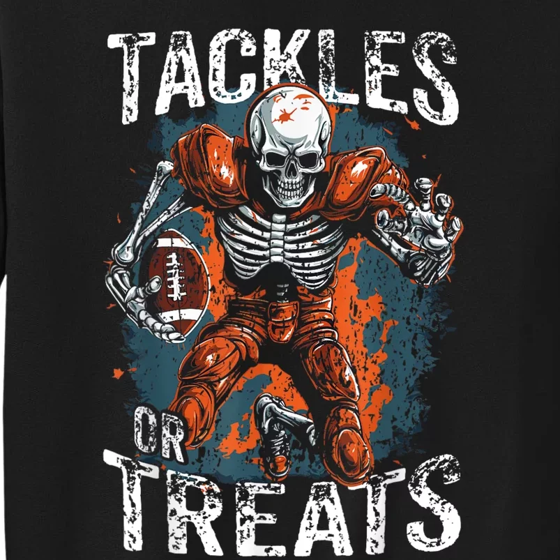 Football Halloween Tall Sweatshirt