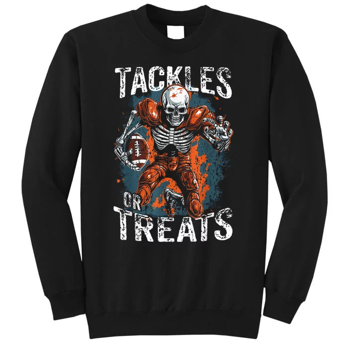 Football Halloween Tall Sweatshirt