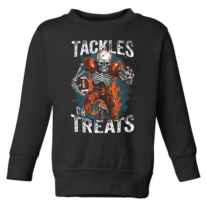 Football Halloween Toddler Sweatshirt