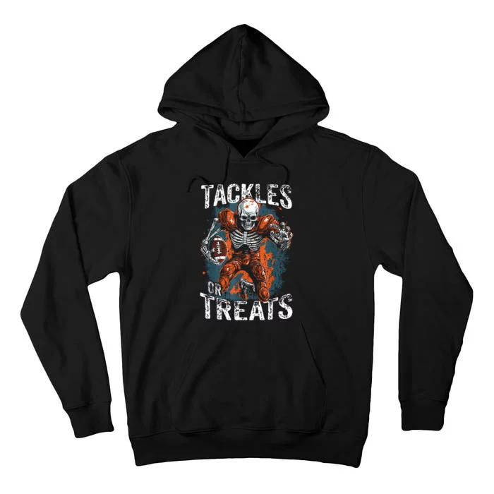 Football Halloween Tall Hoodie