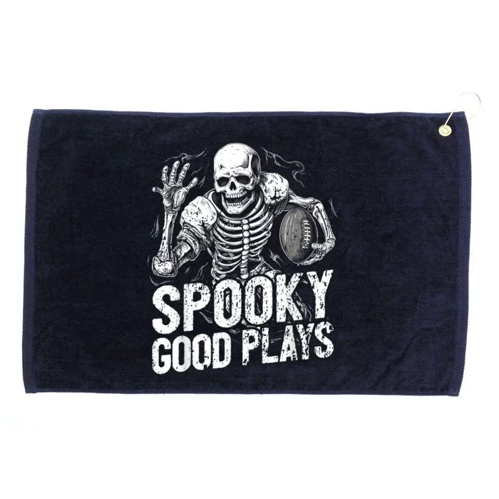 Football Halloween Grommeted Golf Towel