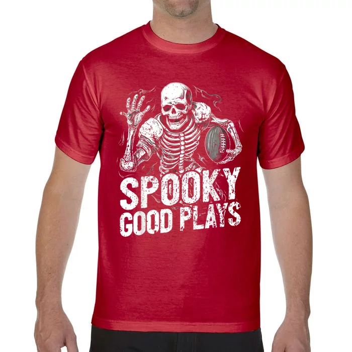 Football Halloween Comfort Colors T-Shirt