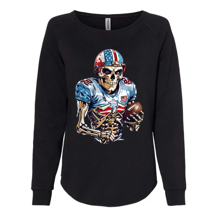 Football Halloween Womens California Wash Sweatshirt