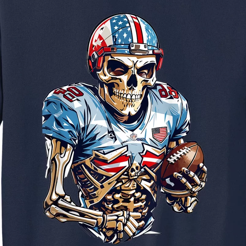 Football Halloween Tall Sweatshirt