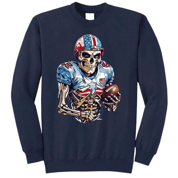 Football Halloween Tall Sweatshirt