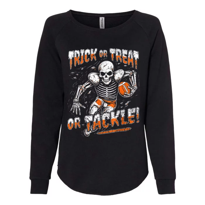 Football Halloween Womens California Wash Sweatshirt