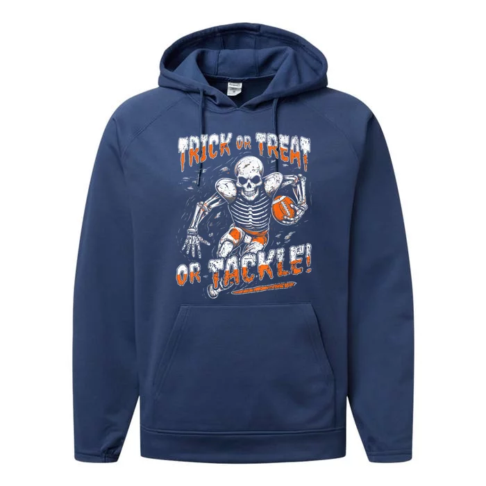 Football Halloween Performance Fleece Hoodie