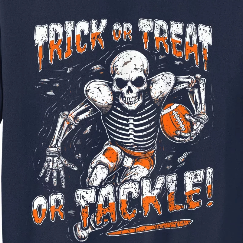 Football Halloween Tall Sweatshirt