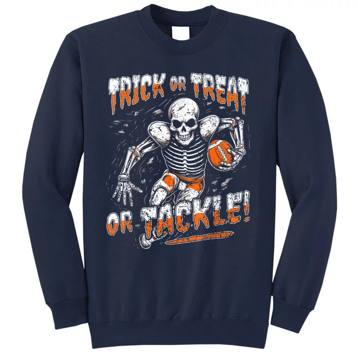 Football Halloween Tall Sweatshirt