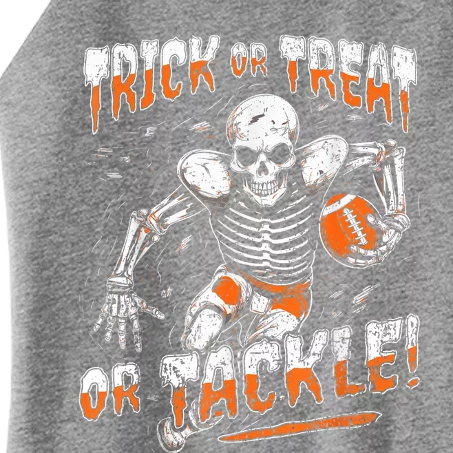 Football Halloween Women’s Perfect Tri Rocker Tank