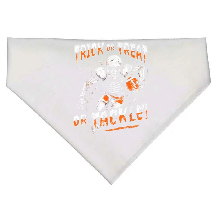 Football Halloween USA-Made Doggie Bandana