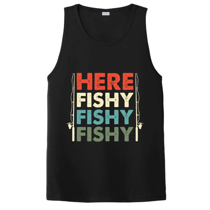 Fish Hunting Fishing Fishrod Fisherman Performance Tank