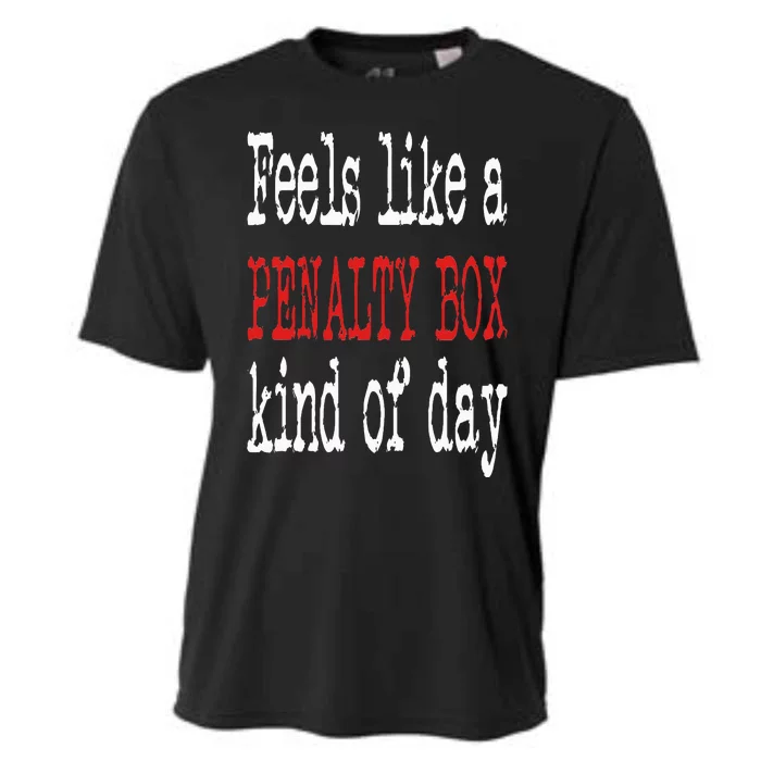 Funny Hockey Feels Like a Penalty Box Day Hockey Player Cooling Performance Crew T-Shirt