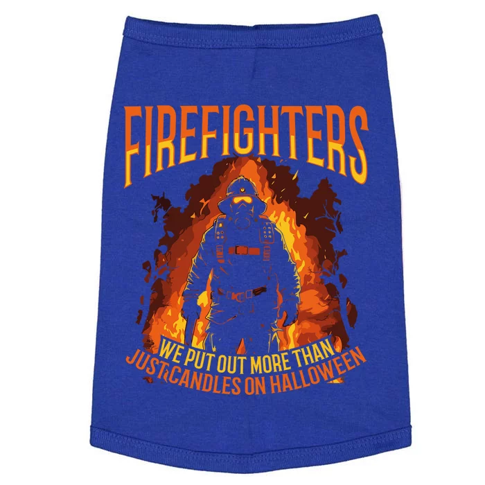 Firefighter Halloween Fire Halloween Party Firefighting Gift Doggie Tank