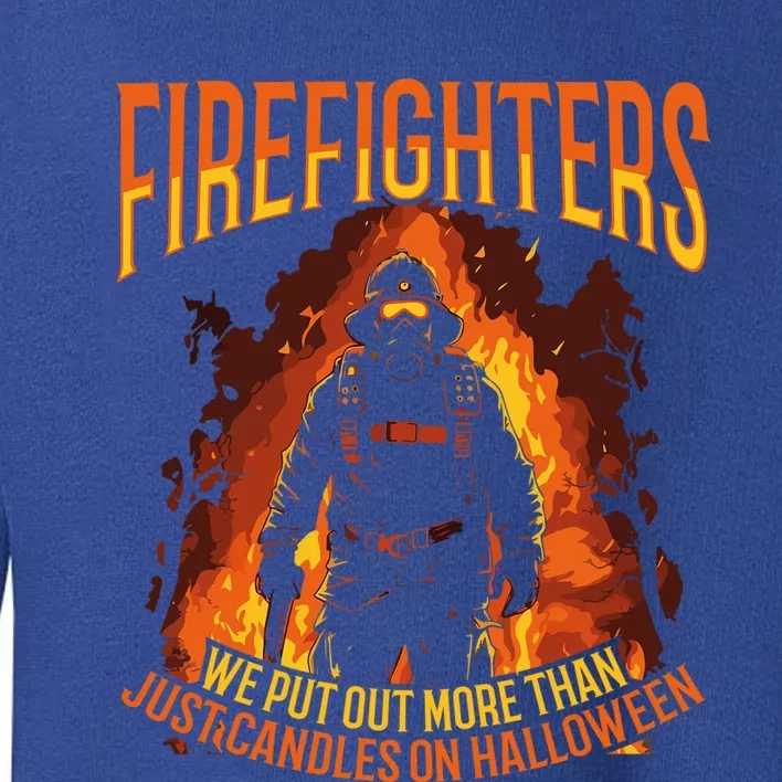 Firefighter Halloween Fire Halloween Party Firefighting Gift Toddler Sweatshirt