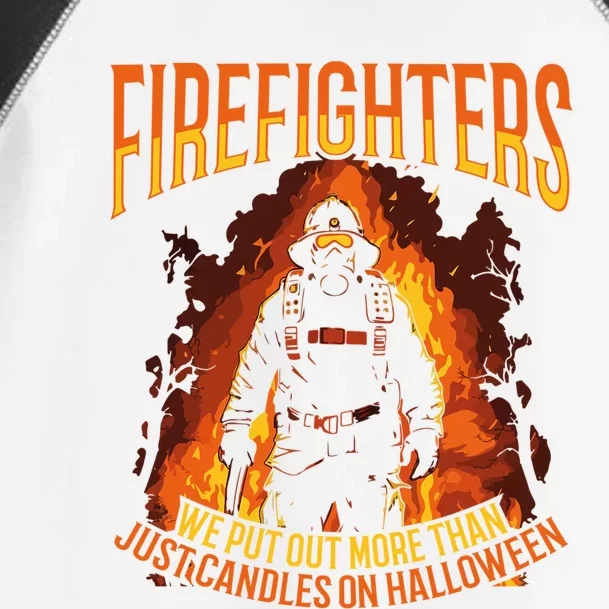 Firefighter Halloween Fire Halloween Party Firefighting Gift Toddler Fine Jersey T-Shirt