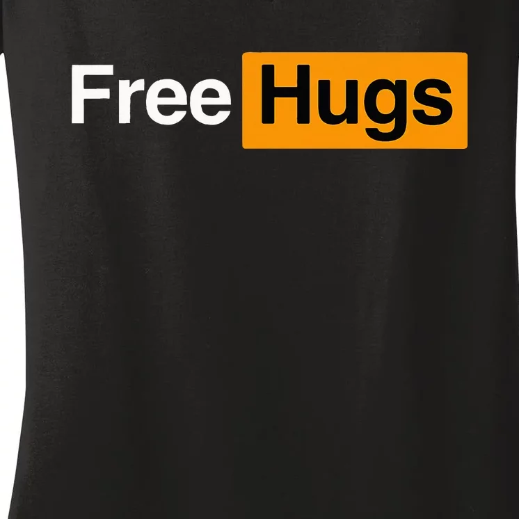 Free Hugs Women's V-Neck T-Shirt