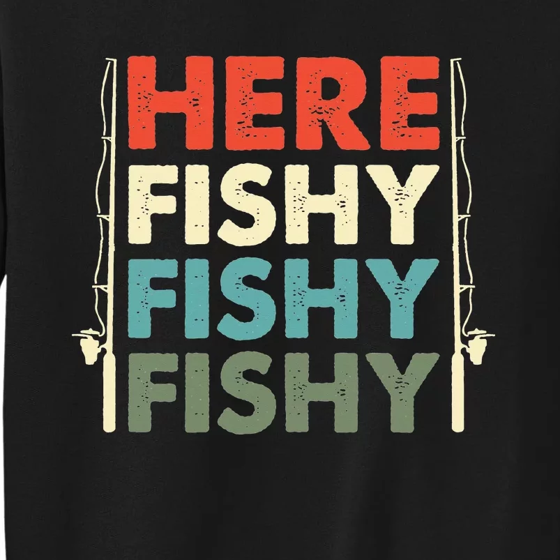 Fish Hunting Fishing Fishrod Fisherman Tall Sweatshirt