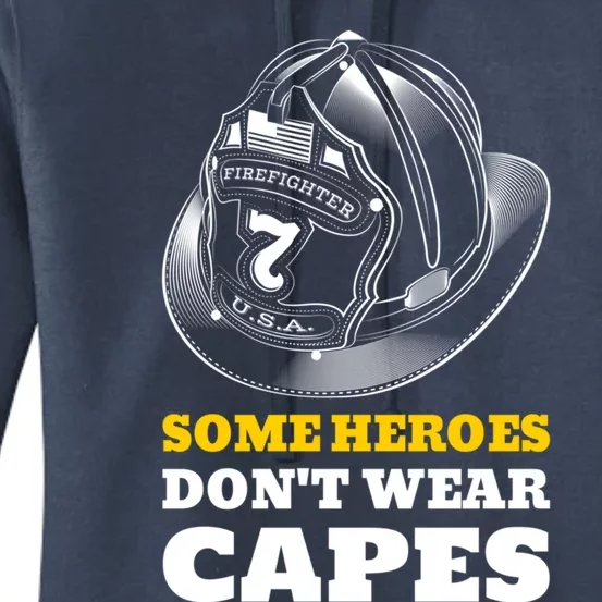 Firefighter Hero Fire Saying Cool Gift Women's Pullover Hoodie