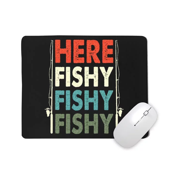 Fish Hunting Fishing Fishrod Fisherman Mousepad