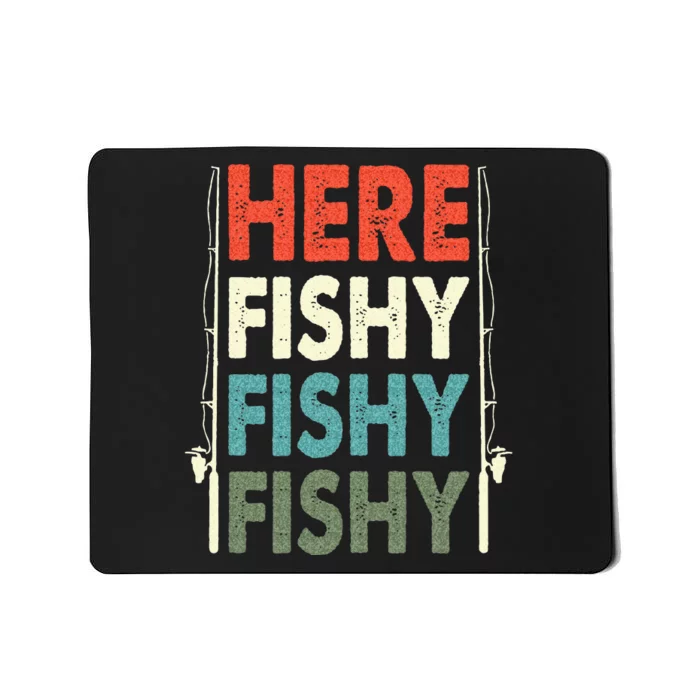 Fish Hunting Fishing Fishrod Fisherman Mousepad