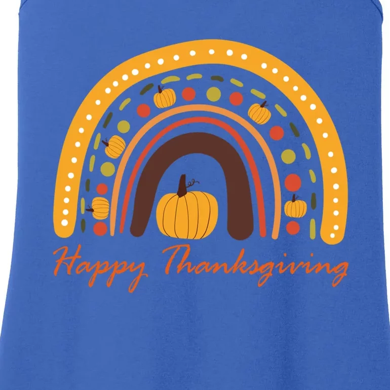 Funny Happy Friendsgiving Turkey Friends Giving Gift Ladies Essential Tank