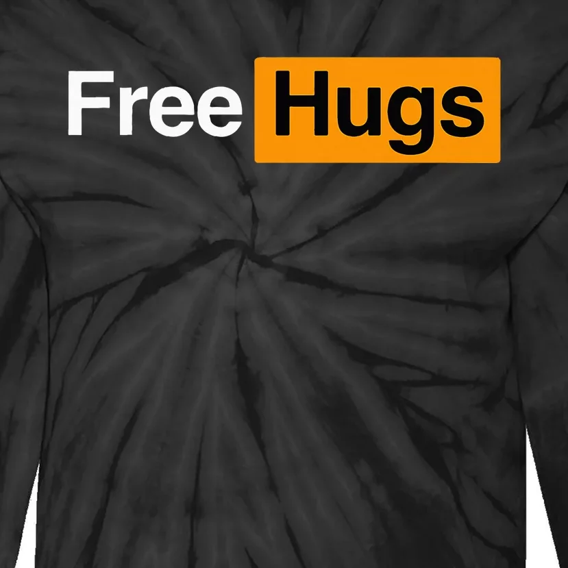 Free Hugs Tie-Dye Long Sleeve Shirt