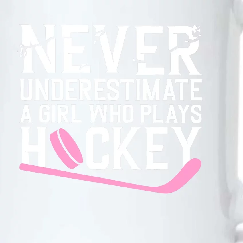 Funny Hockey For Wo Girls Ice Hockey Player Hockey Lovers Black Color Changing Mug