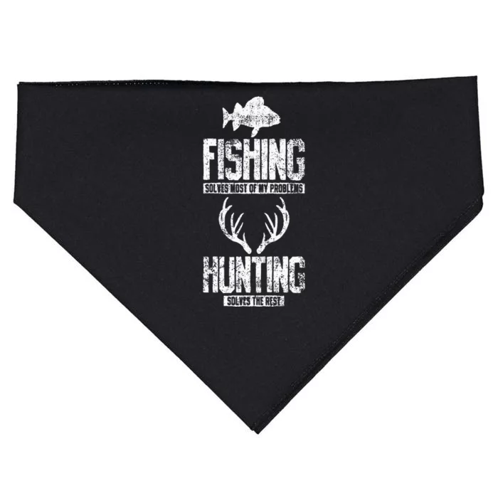 Fishing Hunting USA-Made Doggie Bandana