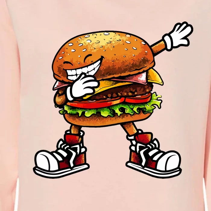 Funny Hamburger For Women Fast Food Womens California Wash Sweatshirt