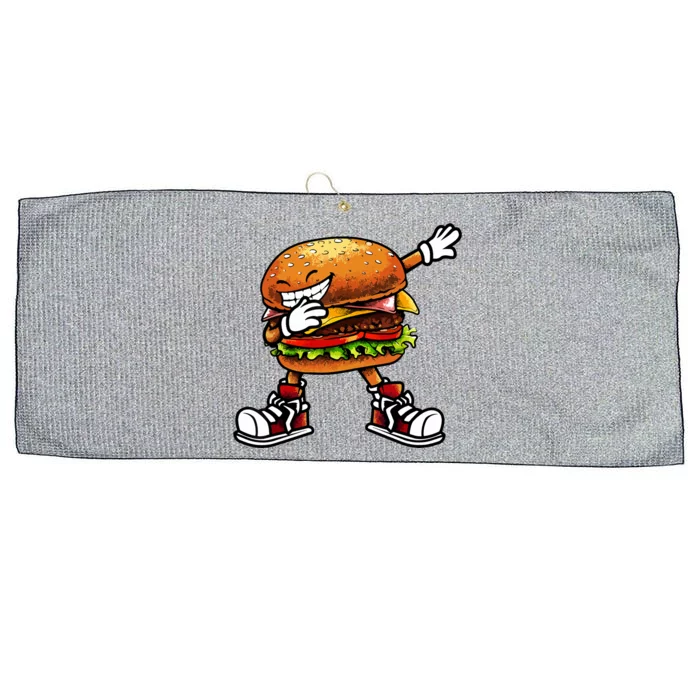 Funny Hamburger For Women Fast Food Large Microfiber Waffle Golf Towel