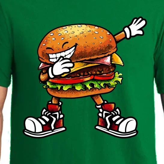 Funny Hamburger For Women Fast Food Pajama Set