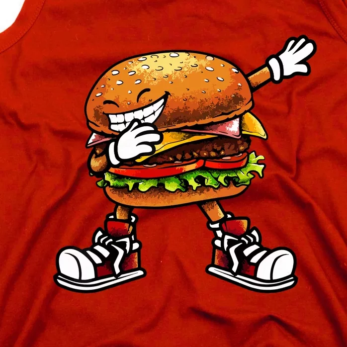 Funny Hamburger For Women Fast Food Tank Top