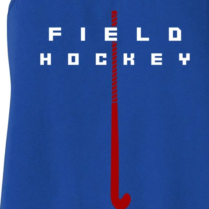 Field Hockey Field Hockey Gift Women's Racerback Tank