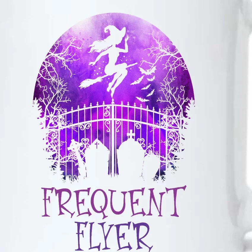 Funny Halloween Frequent Flyer In The Cemetery Lazy Costume Black Color Changing Mug