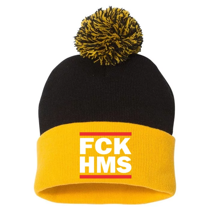 Fck Hms Pom Pom 12in Knit Beanie